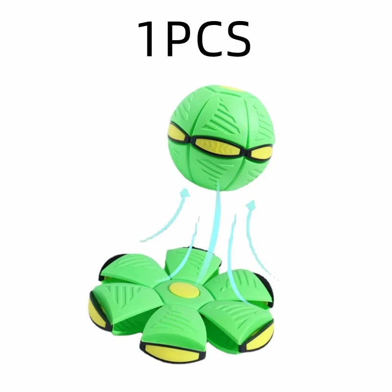 Flying Saucer Dog Toy for Outdoor Fetch & Training