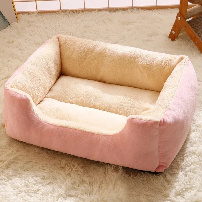 Cozy Plush Bed for Cats & Puppies Woofy