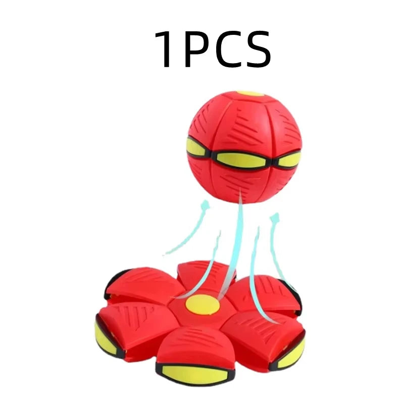 Flying Saucer Dog Toy for Outdoor Fetch & Training