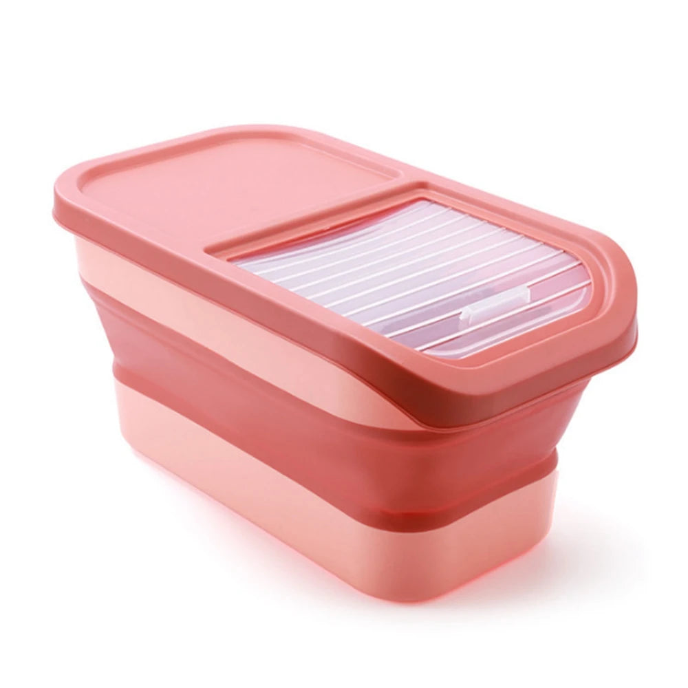 Collapsible airtight pet food storage container – 13/33LB