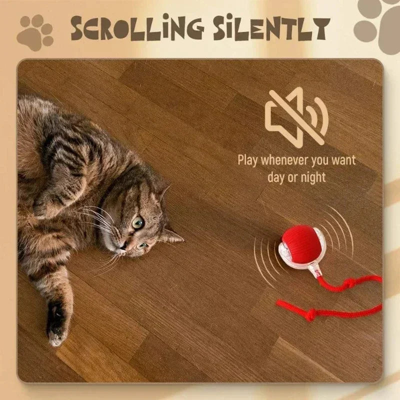 Interactive Rolling Pet Toy Woofy