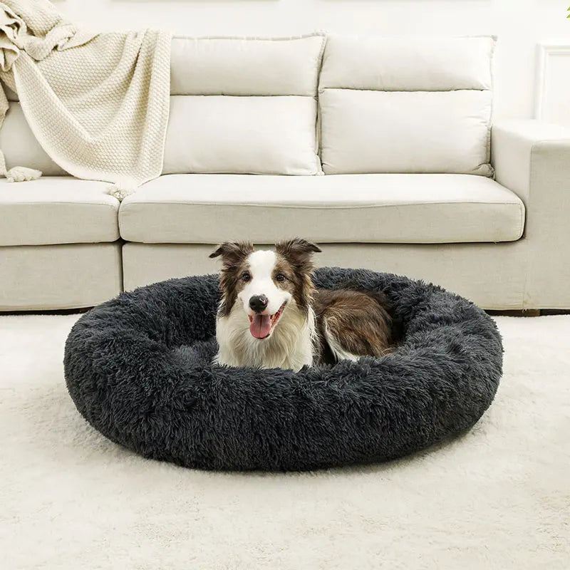 Soft Plush Round Pet Bed Woofy