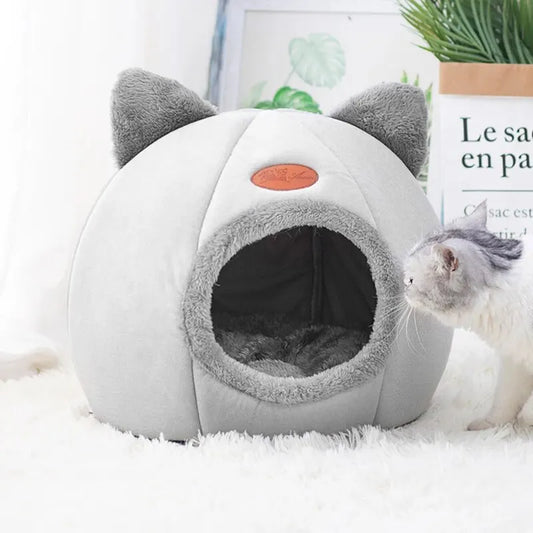 Cozy Cat Head Bed - All Seasons Woofy