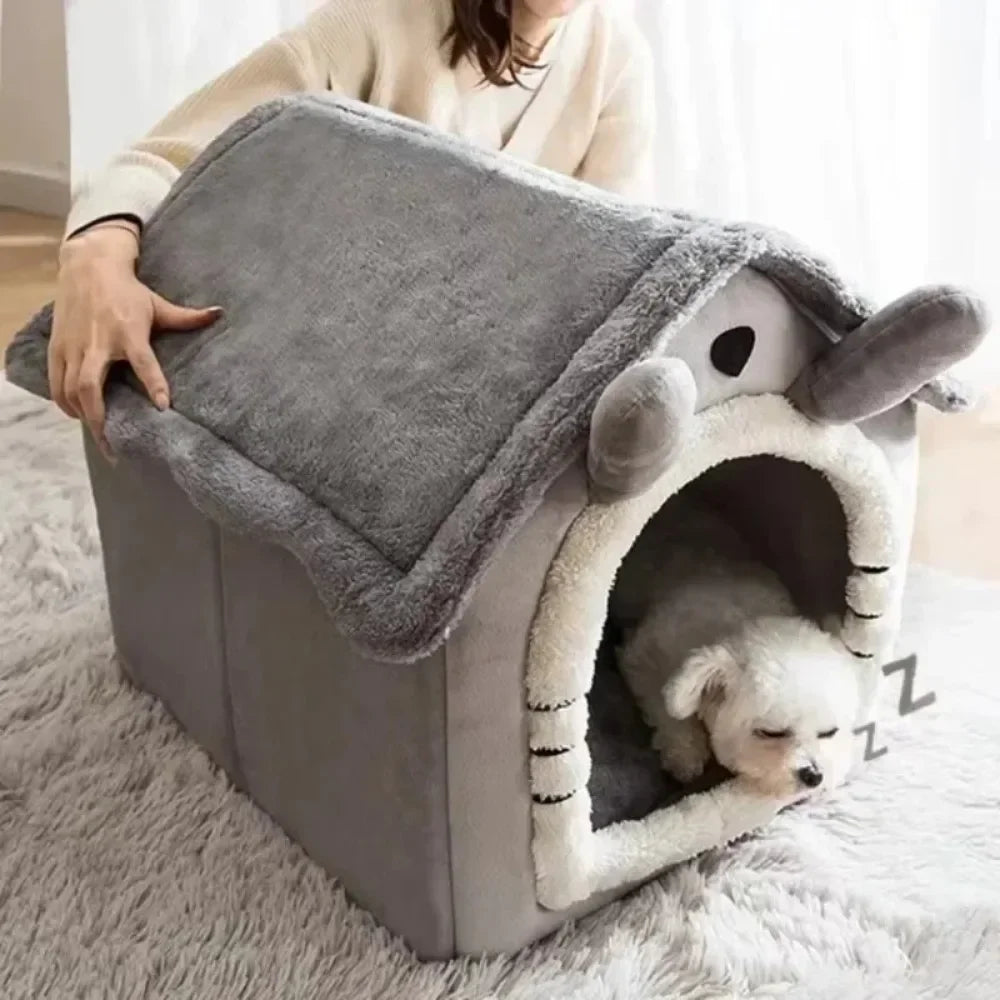 Washable Four Seasons Pet Bed for Small Dogs and Cats
