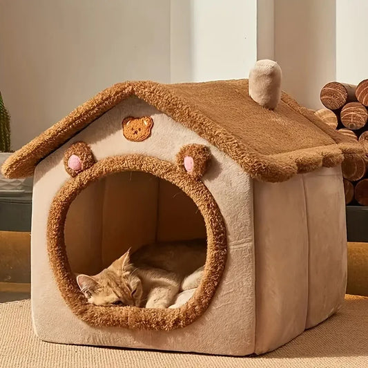  Foldable Washable Pet House for Cats and Small Dogs
