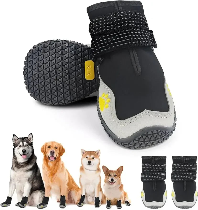 Dog Winter Boots Waterproof Anti-Slip