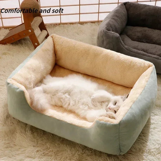 Cozy Plush Bed for Cats & Puppies Woofy