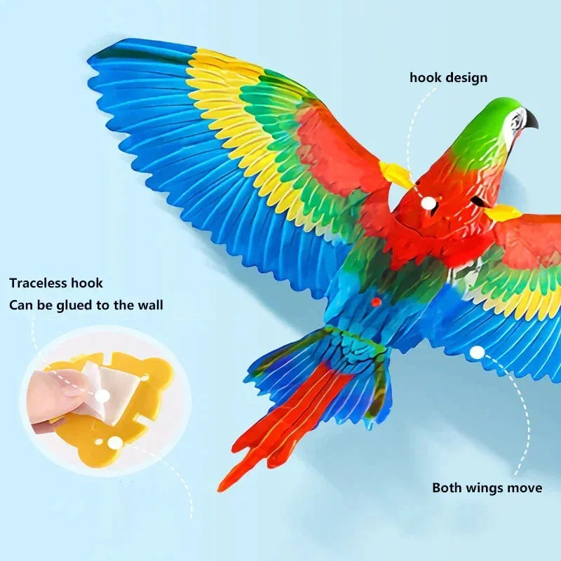 Interactive Bird Toy for Cats Hanging Design