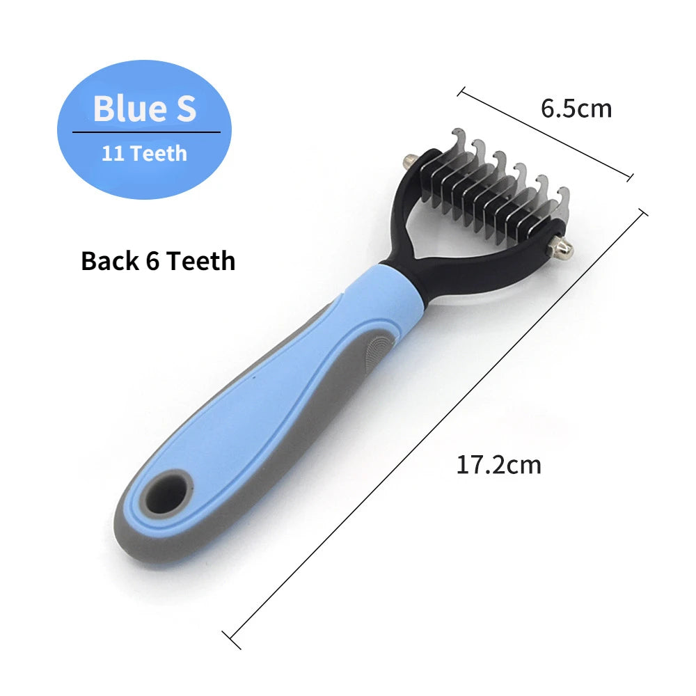 Professional Pet Deshedding Brush for Dogs & Cats
