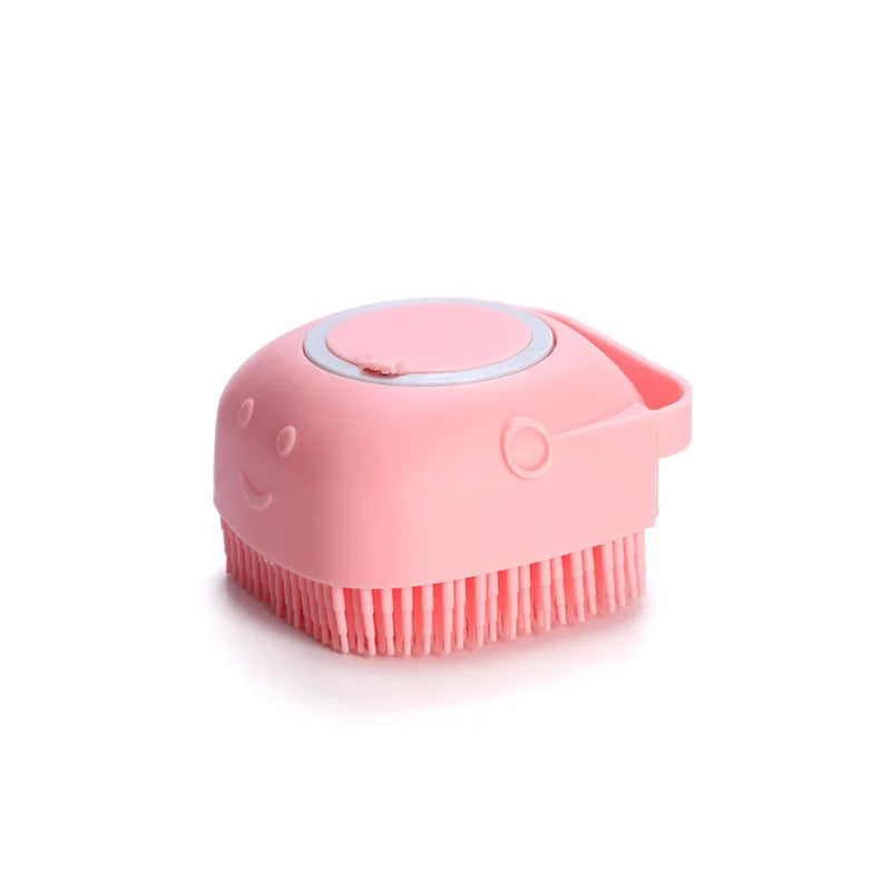 Soft Silicone Pet Bathing & Grooming Brush Woofy