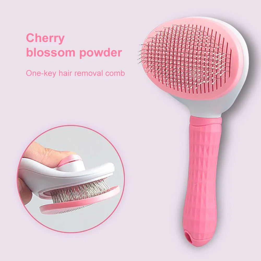 Dog Hair Remover Grooming Brush for Long Hair Pets