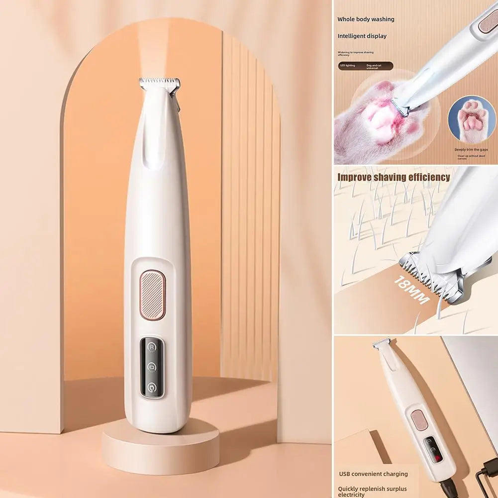 Dog Paw Trimmer with LED Light