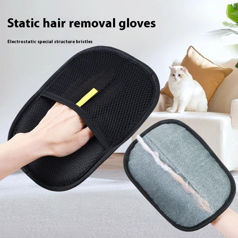 Pet Hair Remover Mitt – Deshedding Glove for Dogs & Cats Woofy