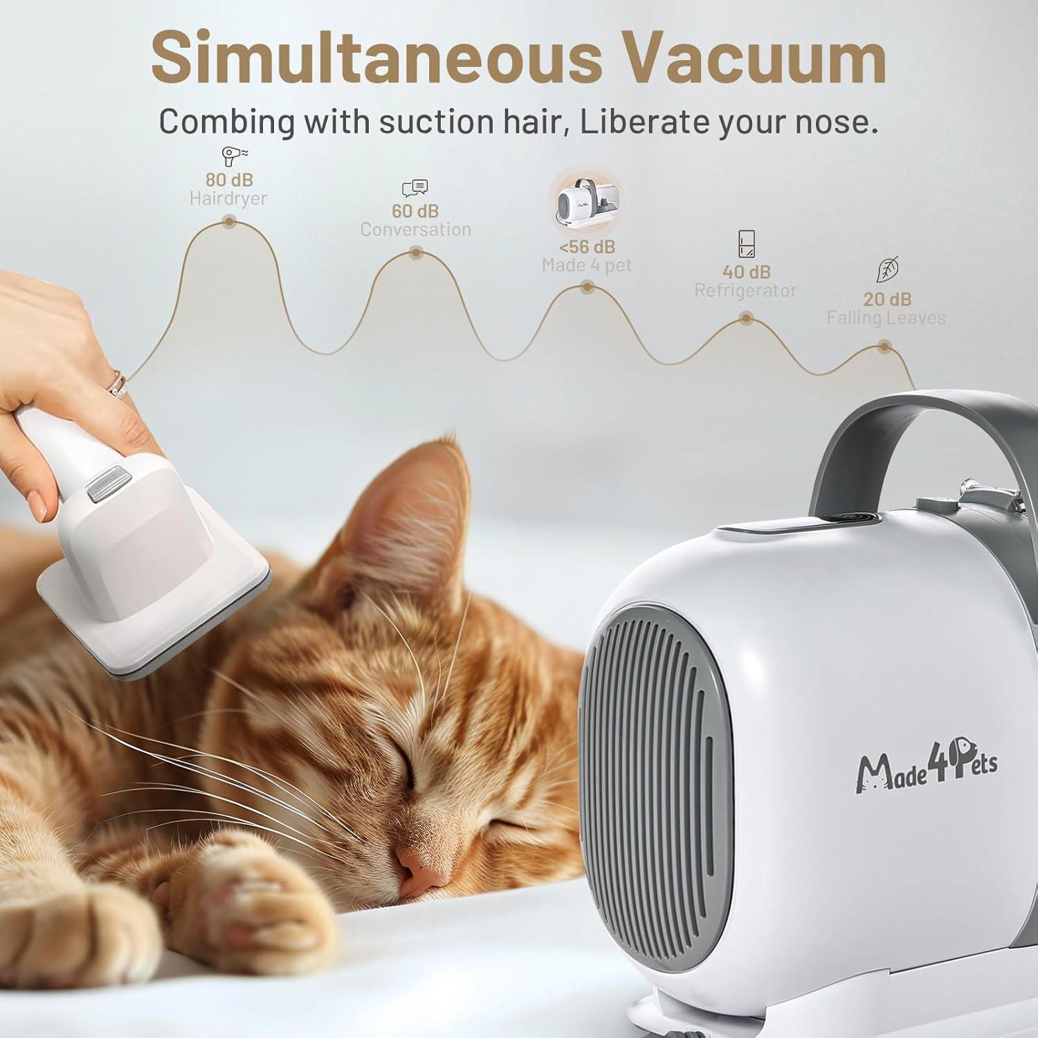 Pet hair vacuum cleaner for dogs and cats