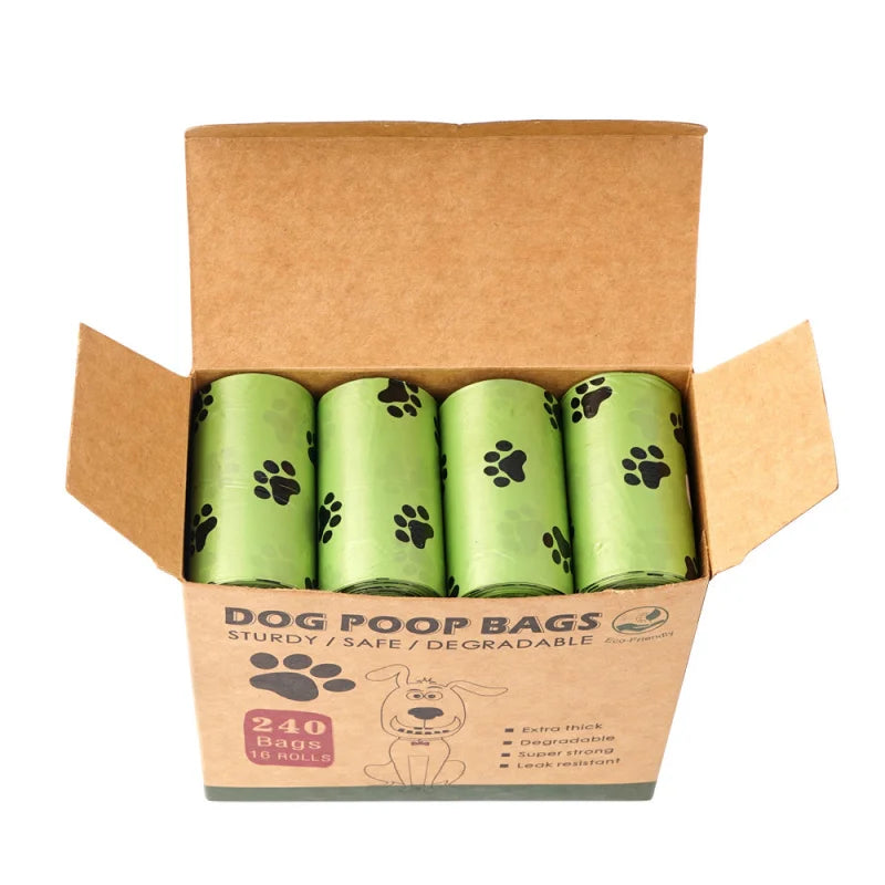 Dog poop bag dimensions 30x22cm roll and sheet size