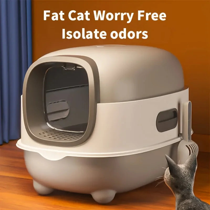 Odor Control Cat Litter Box for Large Cats